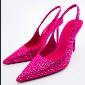 NWT Zara Sparkle Pumps